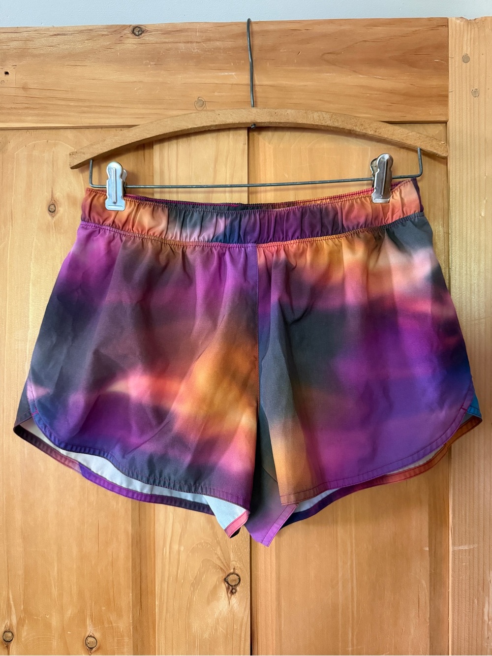 Old Navy Women's Tie-Dye Athletic Shorts - Purple & Orange